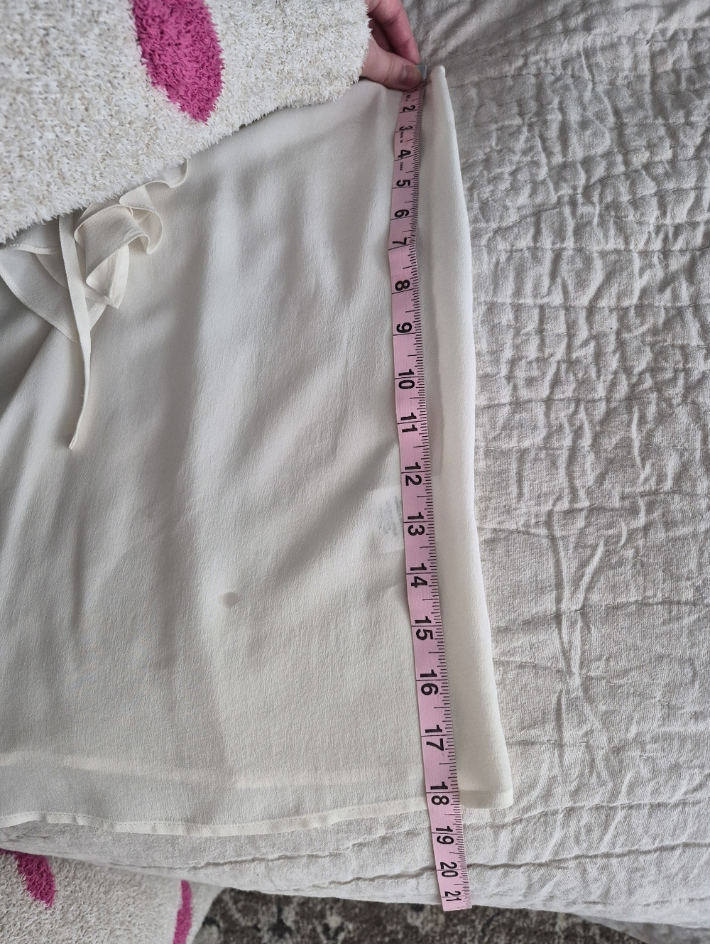 Joie Kay Ruffled Ivory Racerback Tank - Picture 8 of 9